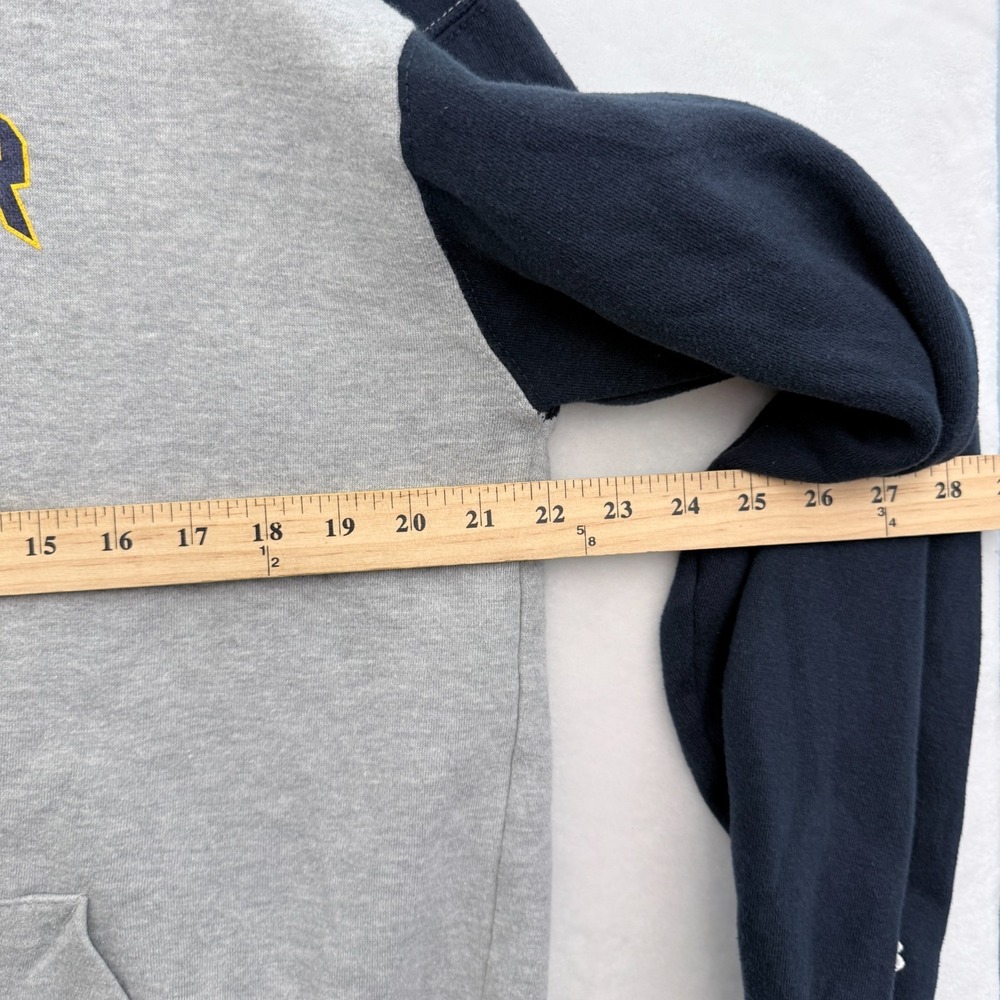 Notre Dame Hoodie Mens L Gray Warrior Nation Sweatshirt Pullover - Picture 4 of 9